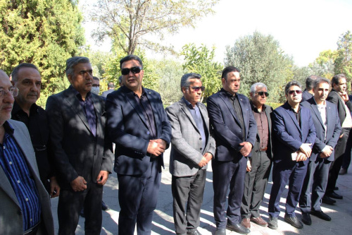 تشییع پیکر مرحوم دکتر غلامرضا شیران با حضور اعضای شورای مرکزی و هیأت رئیسه برگزار شد