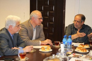 جلسه مشترك مهندس تركان با گروه تخصصي نقشه برداري